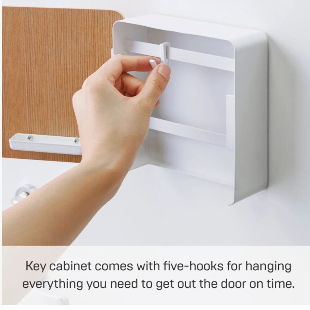West Elm Yamazaki - Rin Square Magnetic Key Cabinet Natural